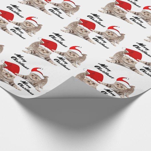 Kerstkatjes Cadeaupapier (Hoek)
