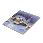 kerstkatoen tegeltje (Zijkant)