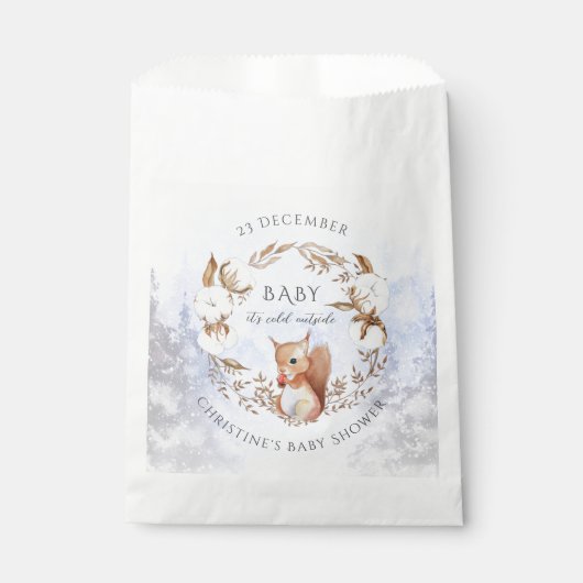 Kerstkatoenbloem, ruw, luiend vierkant bedankzakje (Voorkant)