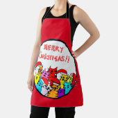 Kerstkatten Apron Schort (Insitu)
