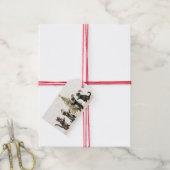 Kerstkatten Cadeaulabel (Met Touw)