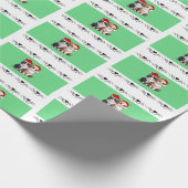 kerstkatten cadeaupapier (Hoek)
