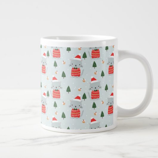 kerstkatten extra grote beker (Rechts)