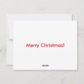 kerstkatten feestdagenkaart (Achterkant)