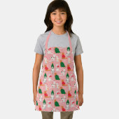 Kerstkatten in feestelijke kleding patroon schort (Insitu)