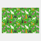 kerstkatten inpakpapier vel (Voorkant 2)