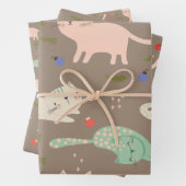 kerstkatten inpakpapier vel (In situ)