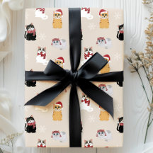 Kerstkatten Knuffel Huisdier Kittie Kerstpatroon