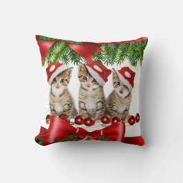 kerstkatten kussen