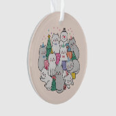 kerstkatten ornament (voorkant)