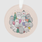 kerstkatten ornament (voorkant)