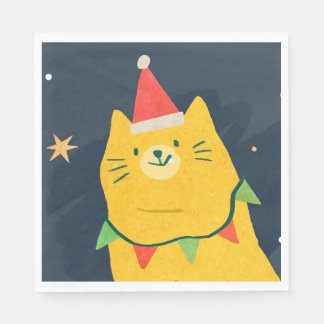 KERSTKATTEN PAPieren SERVETTEN