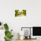 Kerstkatten Poster (Thuiskantoor)