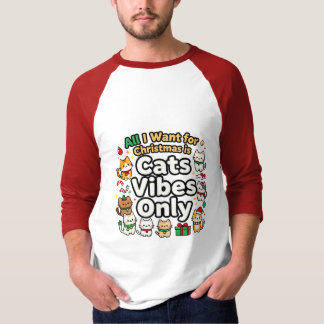 Kerstkatten Sfeer Only T-shirt