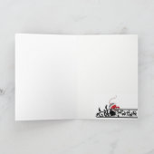 kerstkattenbrood feestdagen kaart (Binnen)