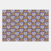 kerstkattenbrood inpakpapier vel (Voorkant)