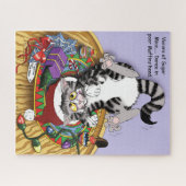 kerstkattenbrood legpuzzel (Horizontaal)