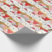 Kerstkattenpapier Cadeaupapier (Hoek)