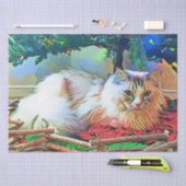 kerstkattenpapier tissuepapier (Craft)