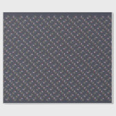 KerstKawaii Blue Heeler Cadeaupapier (Vlak)