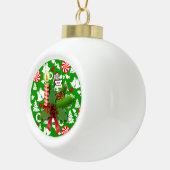 Kerstkeramisch Ornament, kerstkaars Keramische Bal Ornament (Rechts)