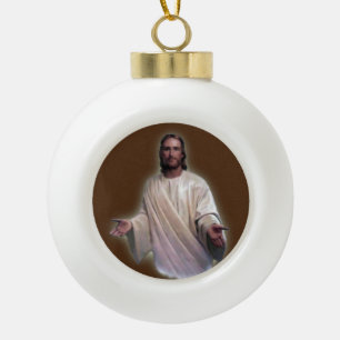 Kerstkeramische pleisters, Jezus Christus Keramische Bal Ornament