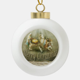 Kerstkeramische pleisters, Jezus Christus Keramische Bal Ornament