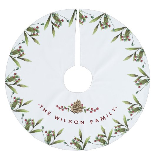 Kerstkerkerkerfeestdag waterverf kerstboom rok (Voorkant)