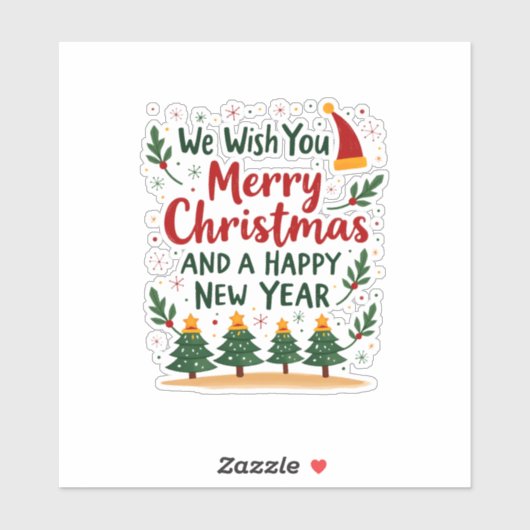 Kerstkerkerkerkerkerkerkerkerkerkerkerkerkerkerker Sticker (Vel)