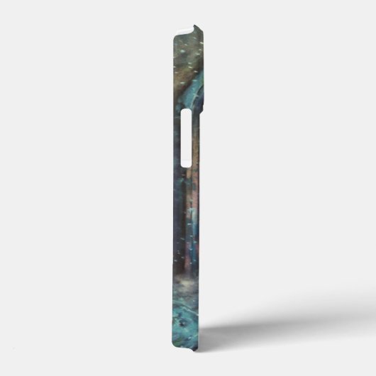 Kerstkerkkerk met Glas in lood raam Case-Mate iPhone Case (Achterkant / Rechts)