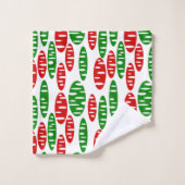 Kerstkernoopevalen Bad Handdoek (Wasdoekje)