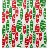 Kerstkernoopevalen Douchegordijn (Voorkant)