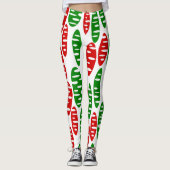 Kerstkernoopevalen Leggings (Voorkant)