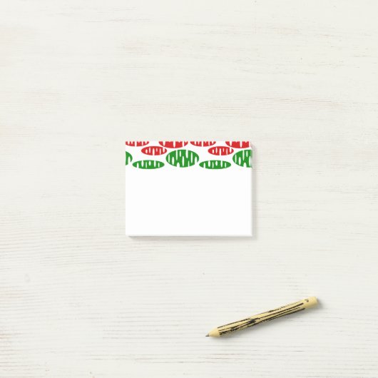 Kerstkernoopevalen Post-it® Notes (Op bureau)