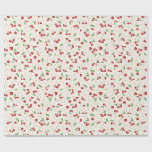 Kerstkersen met een twist cadeaupapier (Vlak)