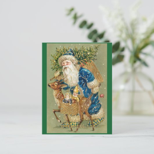 kerstkerst briefkaart (Staand voorkant)