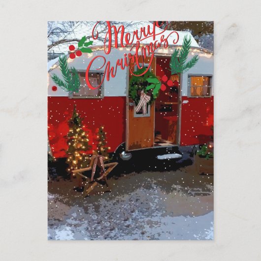 kerstkerst briefkaart (Voorkant)