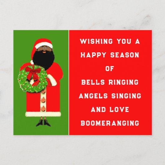 Kerstkerst Briefkaart (Voorkant)