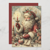 kerstkerst feestdagenkaart (Voorkant / Achterkant)