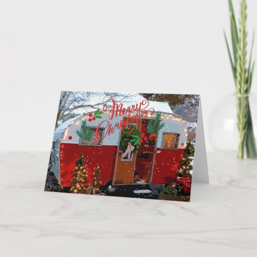  kerstkerst kaart (Voorkant)