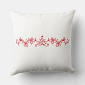 Kerstkerst Kussen (Achterkant)