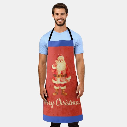 kerstkerst schort (Gedragen)