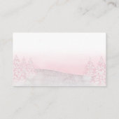 KerstkerstBaby shower voor kerstmis Baby Informatiekaartje (Achterkant)