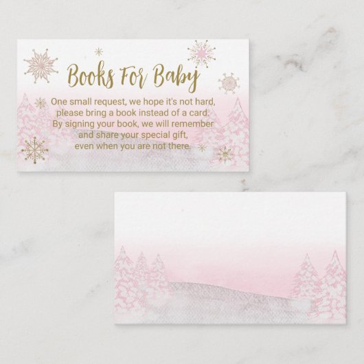 KerstkerstBaby shower voor kerstmis Baby Informatiekaartje (Voorkant / Achterkant)