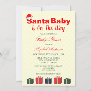 KerstkerstBaby shower voor kerstmis Baby Kaart