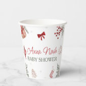 KerstkerstBaby shower voor kerstmis Baby Papieren Bekers (Voorkant)