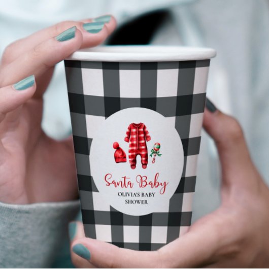 KerstkerstBaby shower voor kerstmis Baby Papieren Bekers