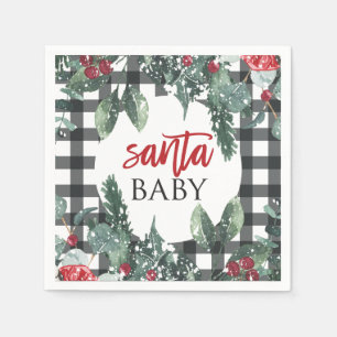 KerstkerstBaby shower voor kerstmis Baby Servet