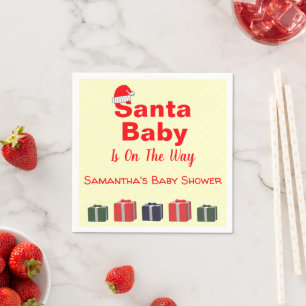 KerstkerstBaby shower voor kerstmis Baby Servet