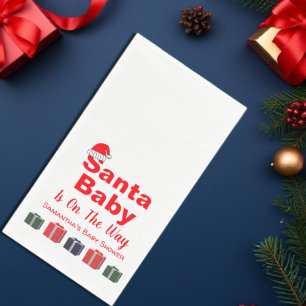 KerstkerstBaby shower voor kerstmis Baby Servet